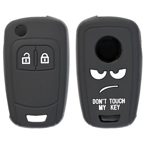 Szilikon tok 2 gombos Opel/Chevrolet bicskakulcsra (Ne nyúlj hozzá felirat)